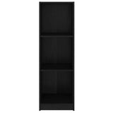 Book Cabinet/Room Divider Black 36x33x110 cm Solid Pinewood