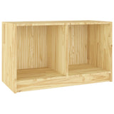 TV Cabinet 70x33x42 cm Solid Pinewood - Front View