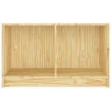 TV Cabinet 70x33x42 cm Solid Pinewood - 45-Degree Angle