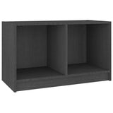 TV Cabinet Grey 70x33x42 cm Solid Pinewood