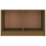 TV Cabinet Honey Brown 70x33x42 cm Solid Pinewood