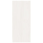 Sideboard White 70x33x76 cm Solid Pinewood