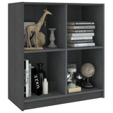 Sideboard Grey 70x33x76 cm Solid Pinewood - Top-Down View