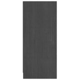 Sideboard Grey 70x33x76 cm Solid Pinewood