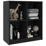 Sideboard Black 70x33x76 cm Solid Pinewood - Top-Down View