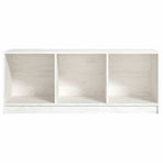 TV Cabinet White 104x33x41 cm Solid Pinewood