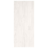 Book Cabinet White 104x33x76 cm Solid Pinewood