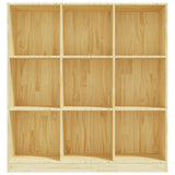 Book Cabinet/Room Divider 104x33.5x110 cm Solid Pinewood - 45-Degree Angle