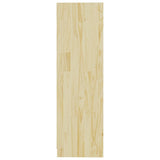 Book Cabinet/Room Divider 104x33.5x110 cm Solid Pinewood - Rear View