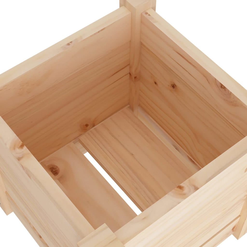 Garden Planters 2 pcs 31x31x31 cm Solid Pinewood