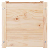 Garden Planters 2 pcs 40x40x40 cm Solid Pinewood - 45-Degree Angle