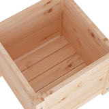 Garden Planters 2 pcs 40x40x40 cm Solid Pinewood