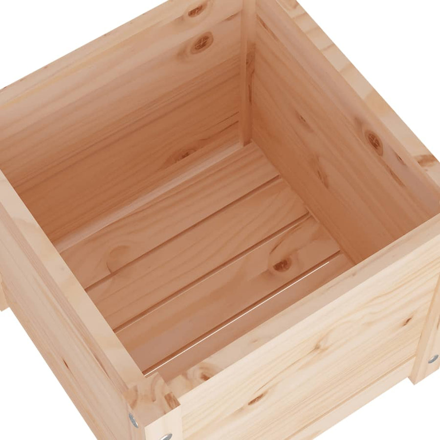 Garden Planters 2 pcs 40x40x40 cm Solid Pinewood