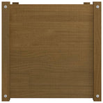 Garden Planter Honey Brown 50x50x50 cm Solid Pinewood