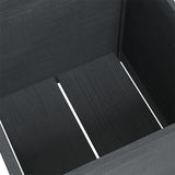 Garden Planters 2 pcs Grey 60x60x60 cm Solid Pinewood