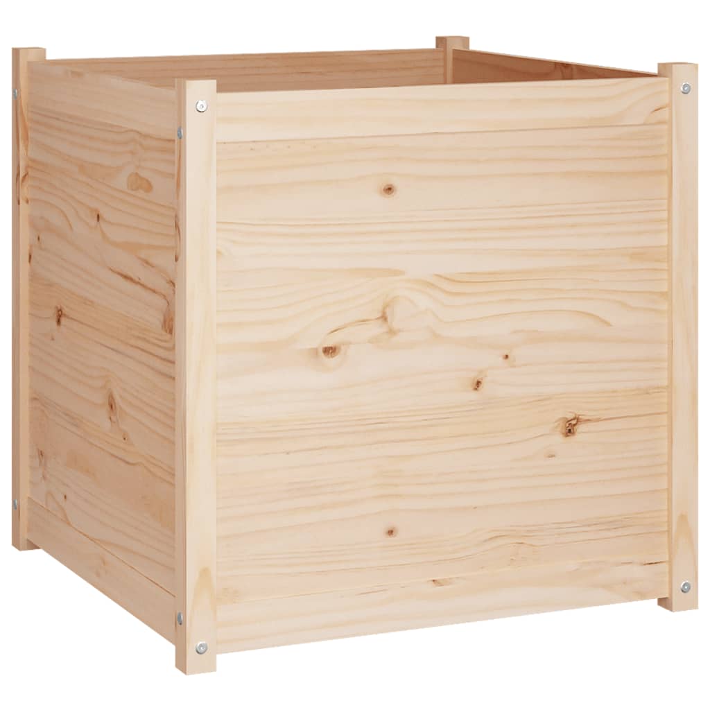 Garden Planter 70x70x70 cm Solid Pinewood