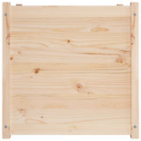 Garden Planter 70x70x70 cm Solid Pinewood