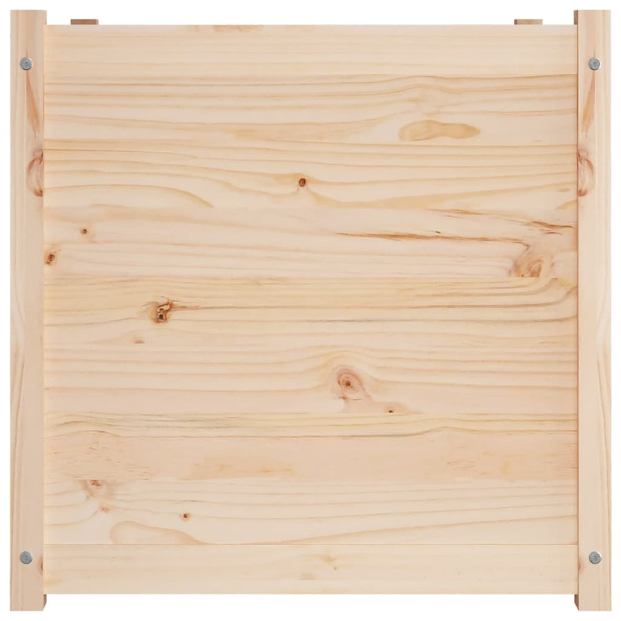 Garden Planter 70x70x70 cm Solid Pinewood