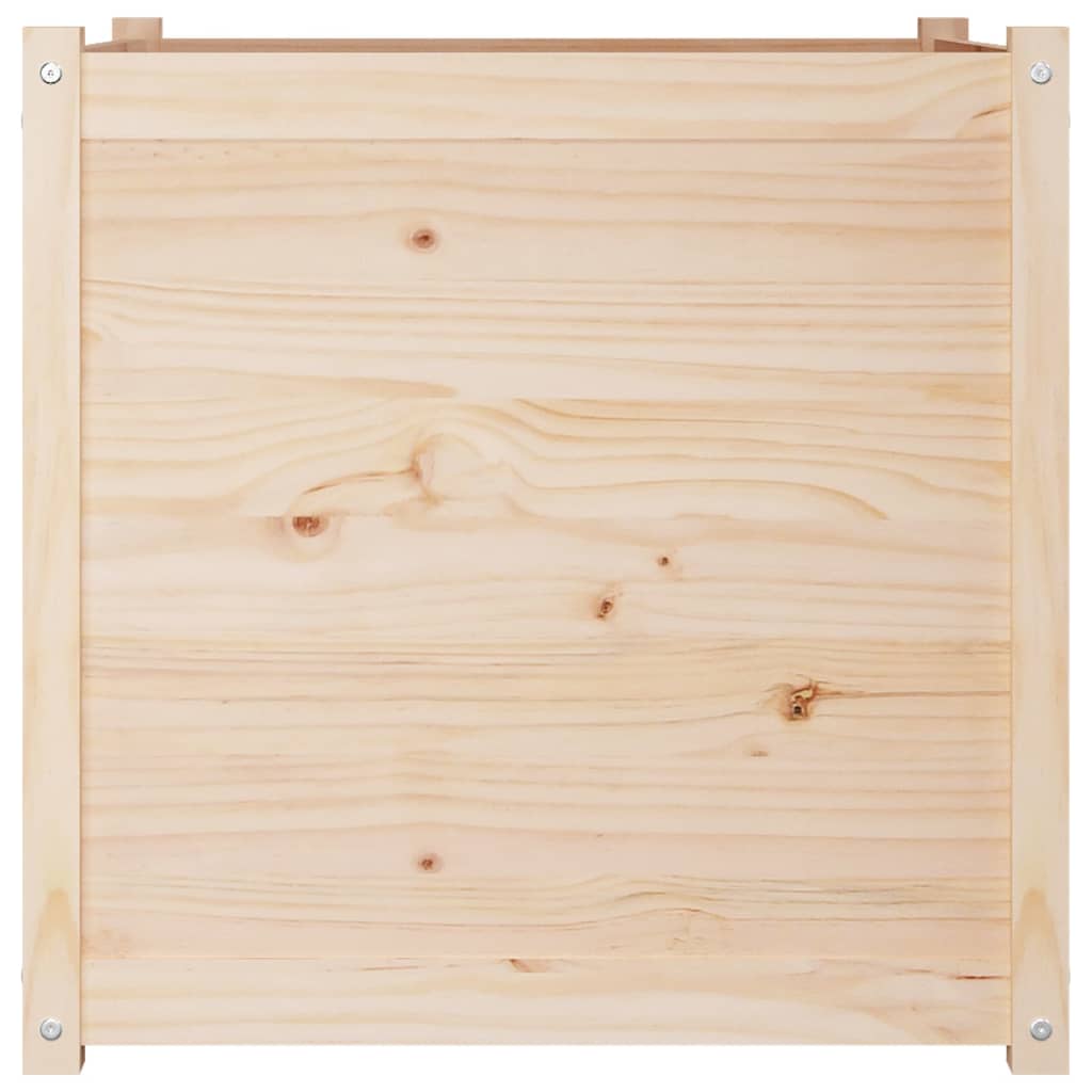 Garden Planter 70x70x70 cm Solid Pinewood