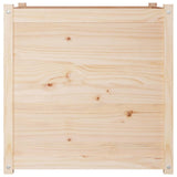 Garden Planter 70x70x70 cm Solid Pinewood