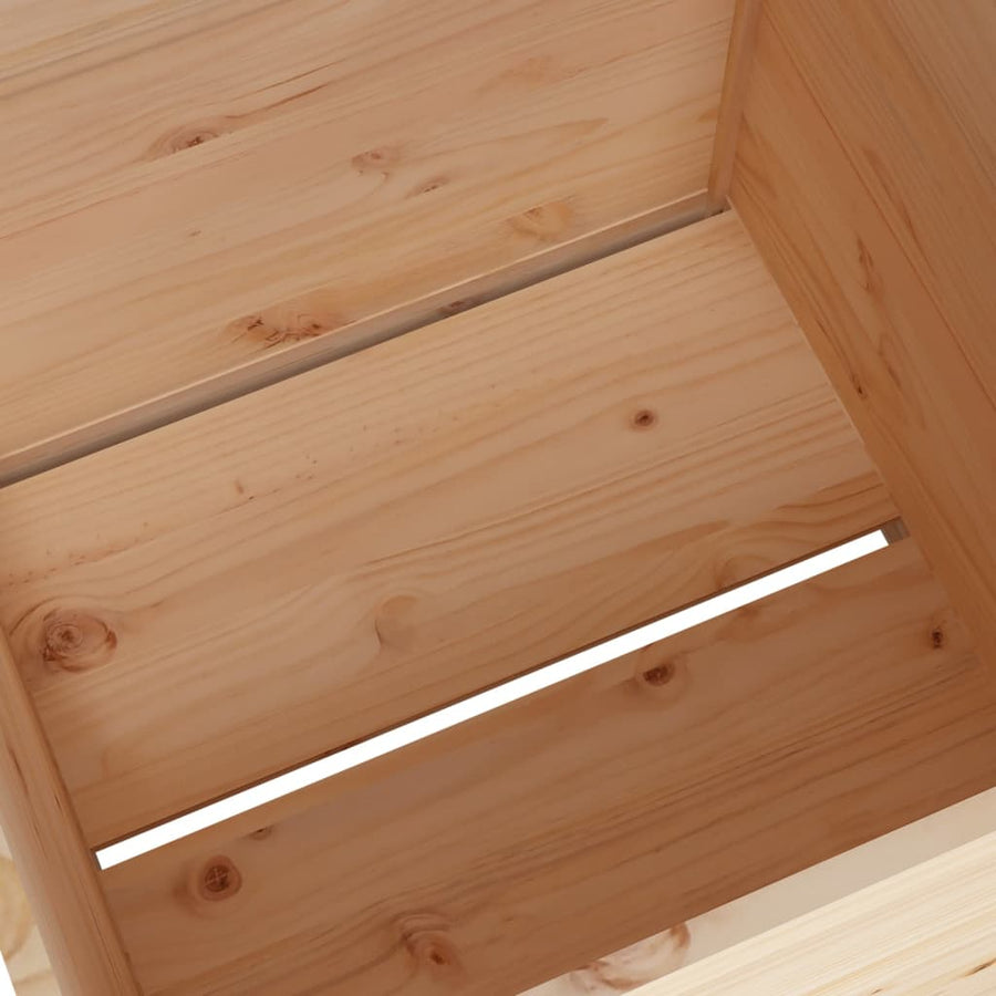 Garden Planter 70x70x70 cm Solid Pinewood