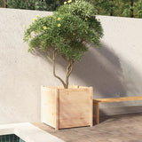 Garden Planter 70x70x70 cm Solid Pinewood