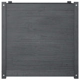 Garden Planter Grey 70x70x70 cm Solid Pinewood