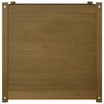 Garden Planter Honey Brown 70x70x70 cm Solid Pinewood