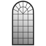 Mirror Black 90x45 cm Iron for Indoor Use - Front View