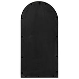 Mirror Black 90x45 cm Iron for Indoor Use - Top-Down View