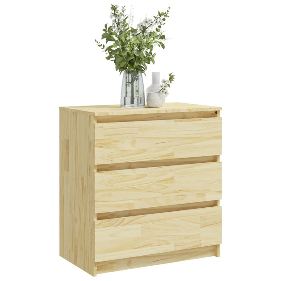 Bedside Cabinets 2 pcs 60x36x64 cm Solid Wood Pine