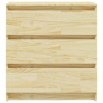 Bedside Cabinets 2 pcs 60x36x64 cm Solid Wood Pine