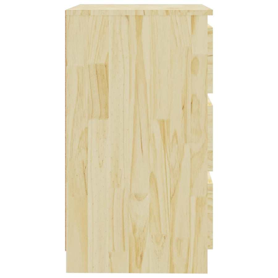 Bedside Cabinets 2 pcs 60x36x64 cm Solid Wood Pine