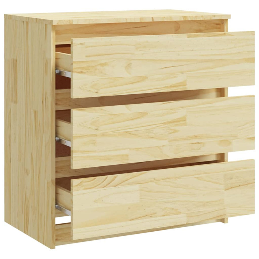 Bedside Cabinets 2 pcs 60x36x64 cm Solid Wood Pine