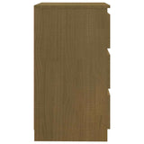 Bedside Cabinets 2 pcs Honey Brown 60x36x64 cm Solid Wood Pine