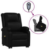 Stand up Massage Chair Black Faux Leather - Front View