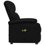 Stand up Massage Chair Black Faux Leather - 45-Degree Angle