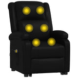 Stand up Massage Chair Black Faux Leather - Extra Image