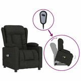 Stand up Massage Chair Black Fabric - Front View