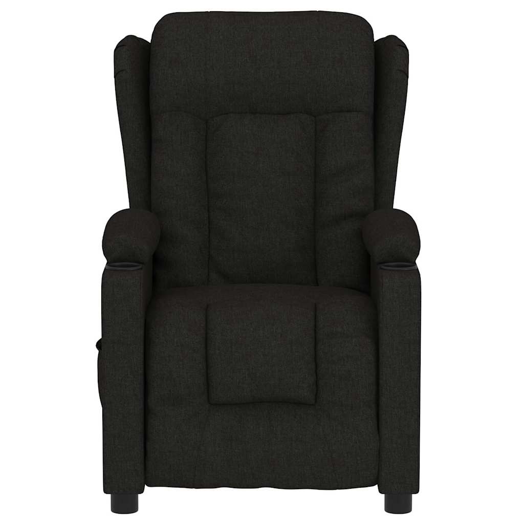 Stand up Massage Chair Black Fabric