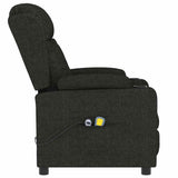 Stand up Massage Chair Black Fabric