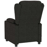 Stand up Massage Chair Black Fabric - Rear View