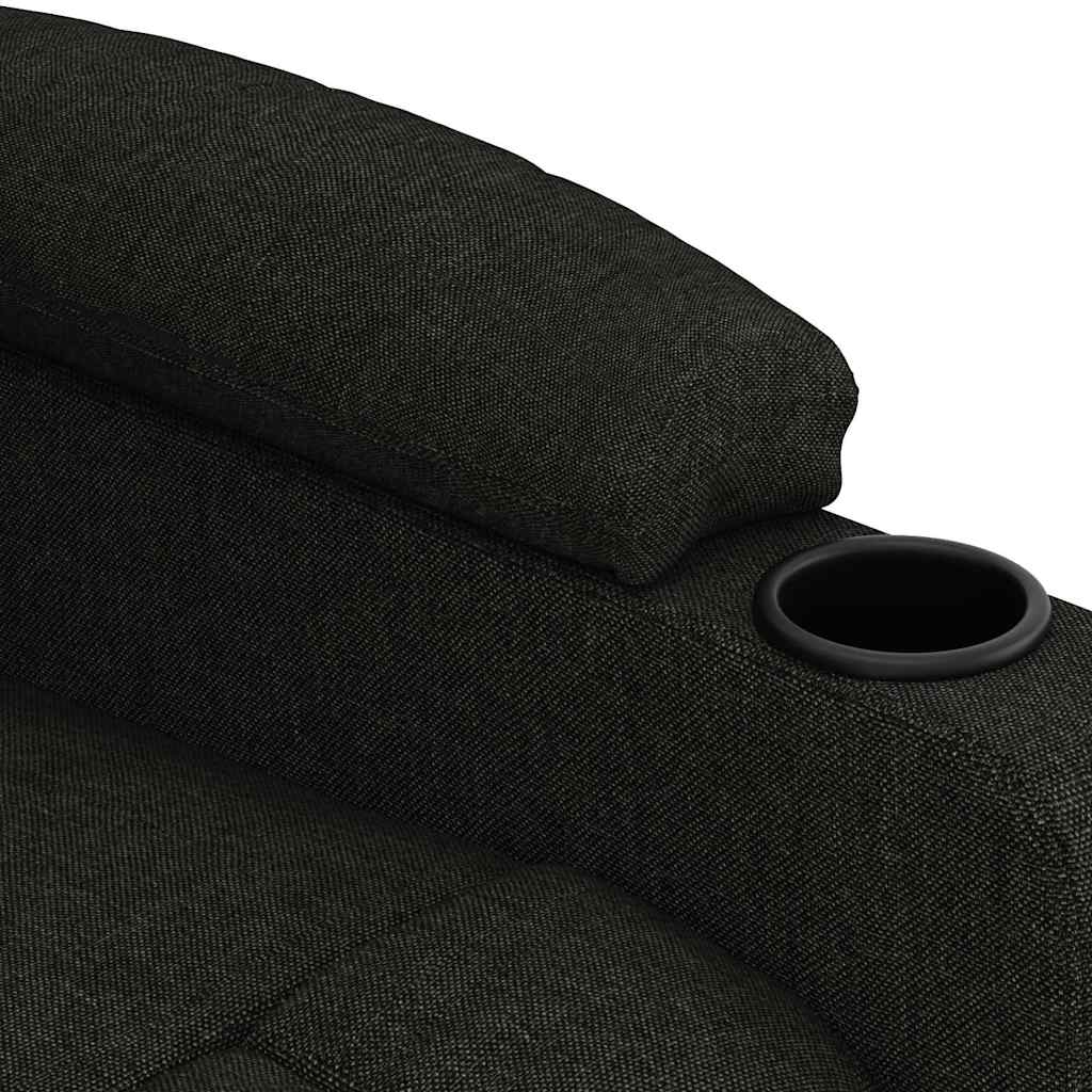 Stand up Massage Chair Black Fabric