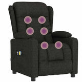 Stand up Massage Chair Black Fabric