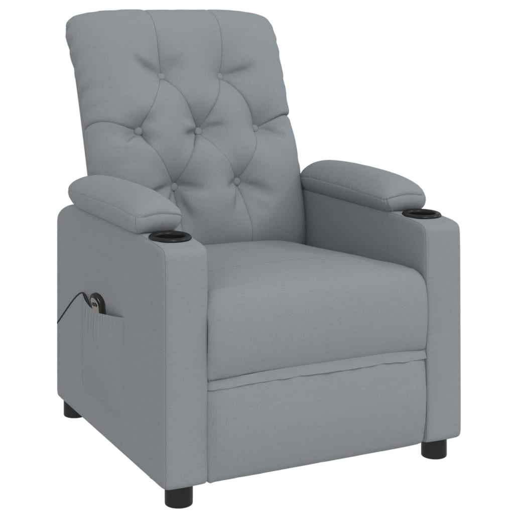 Stand up Chair Light Grey Fabric