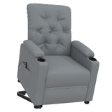 Stand up Chair Light Grey Fabric