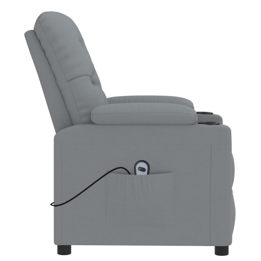 Stand up Chair Light Grey Fabric