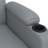 Stand up Chair Light Grey Fabric - Low Angle