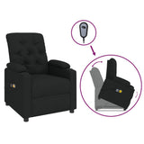 Stand up Massage Chair Black Fabric - Front View