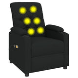 Stand up Massage Chair Black Fabric